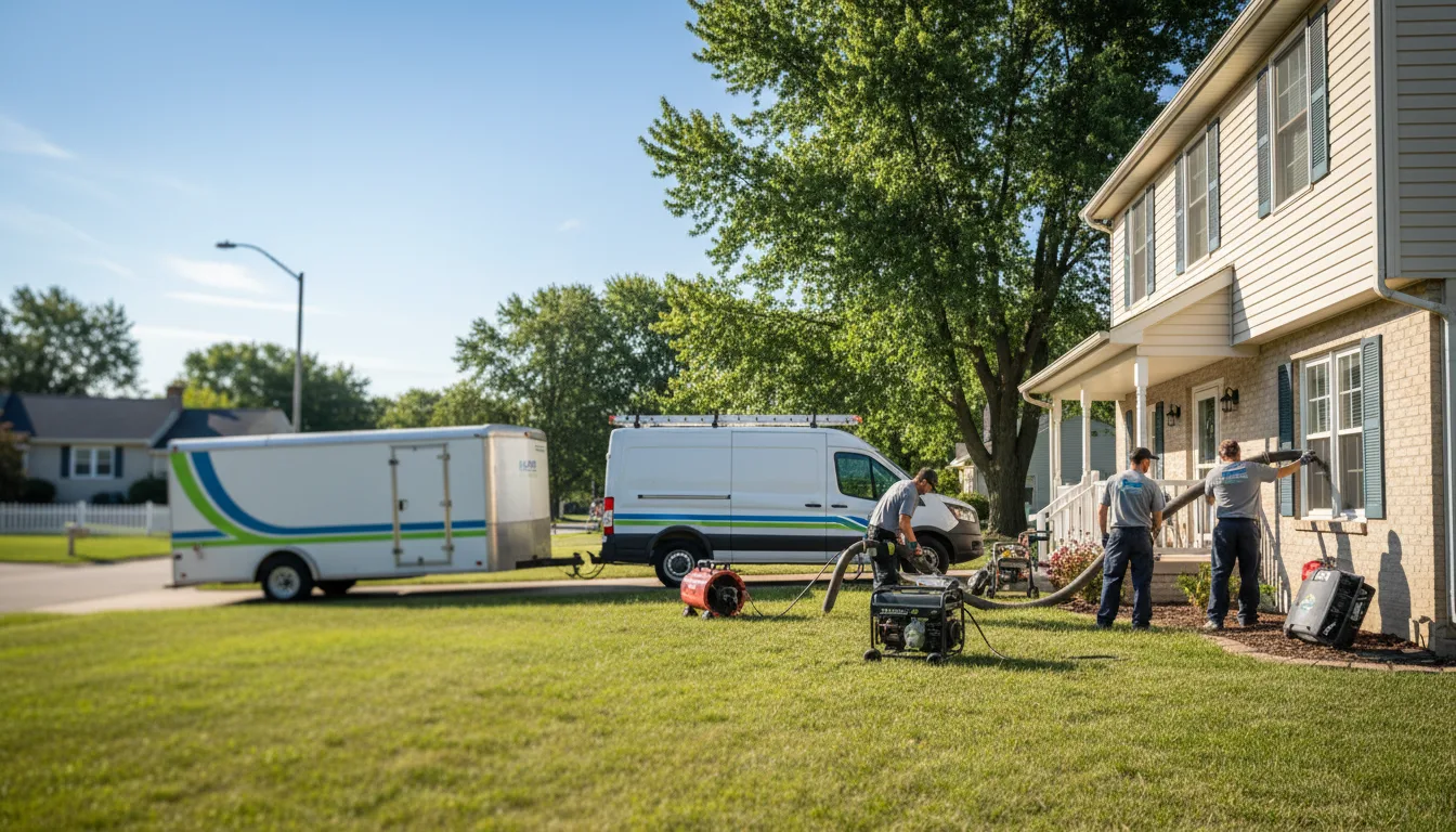 Flooded Basement Restoration And Cleanup With Repair in Romney, IN near me